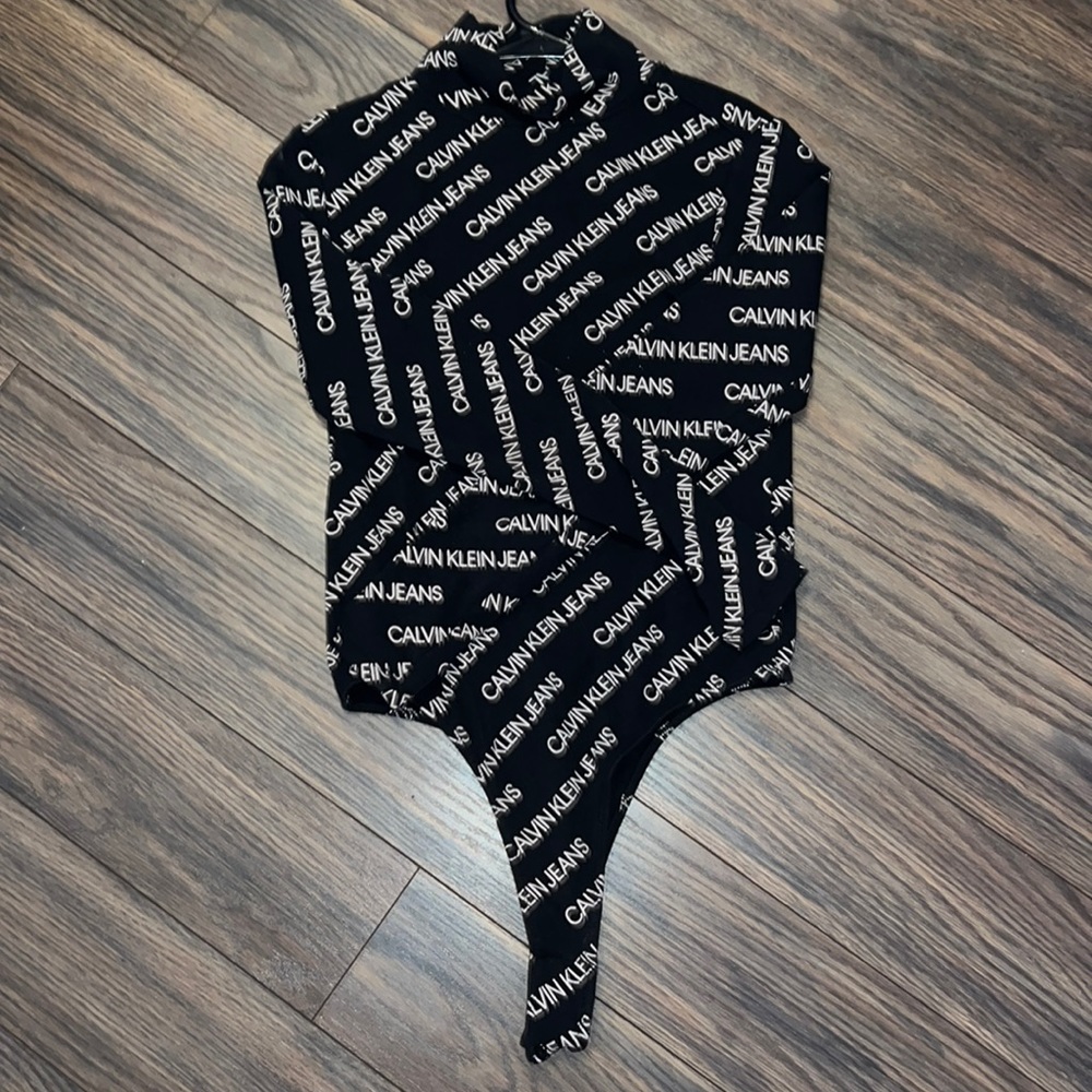 Calvin Klein Long-sleeve Turtle Neck Bodysuit